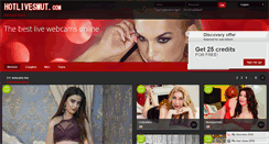 Desktop Screenshot of hotlivesmut.com